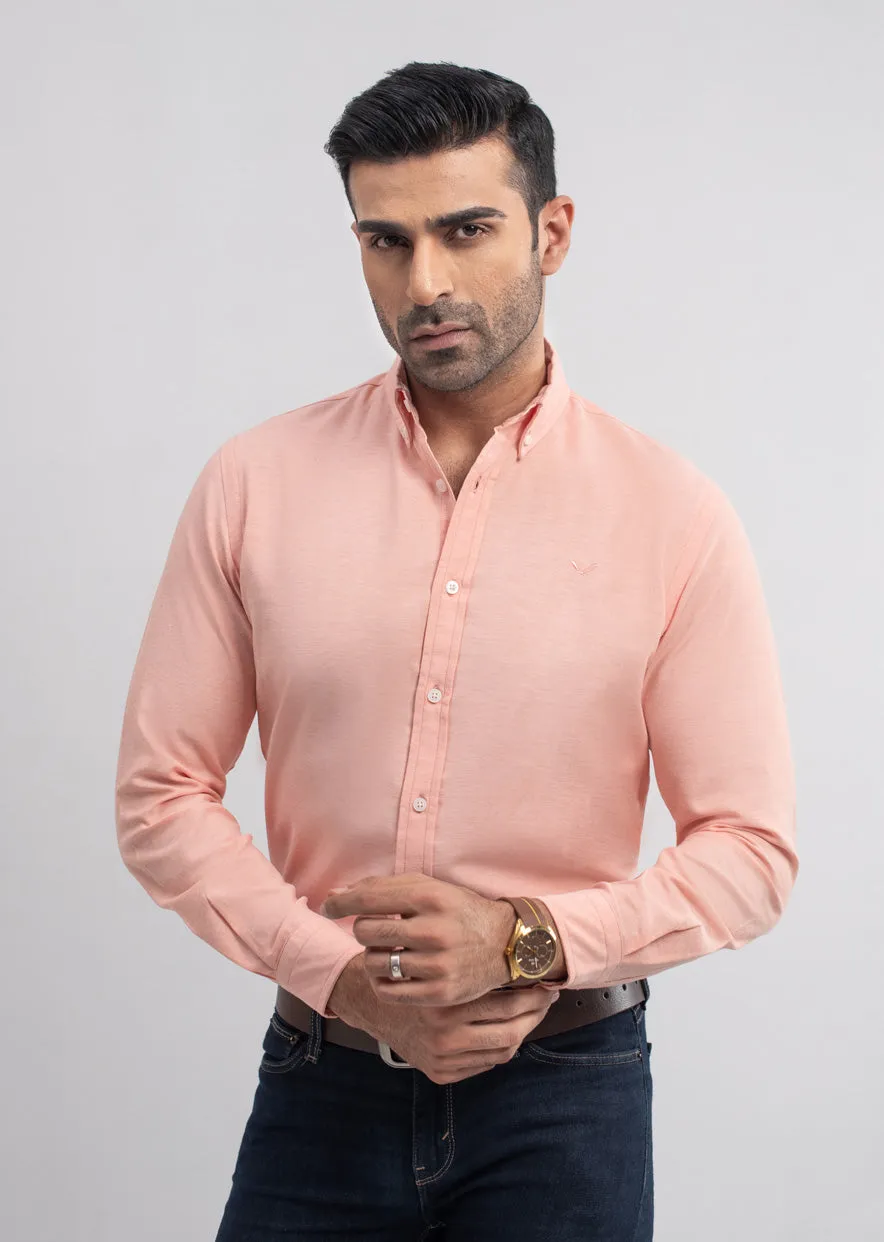 Peach Oxford Shirt