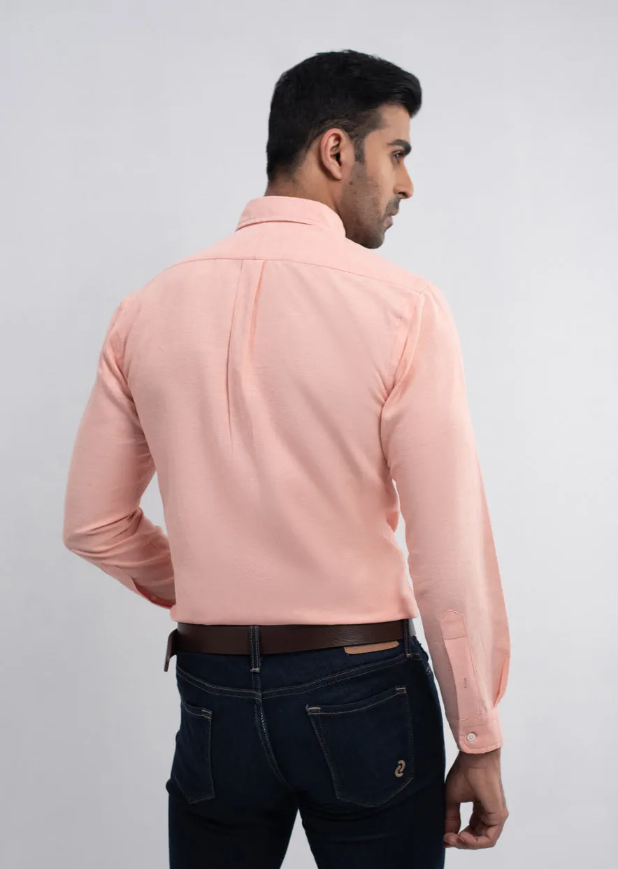 Peach Oxford Shirt