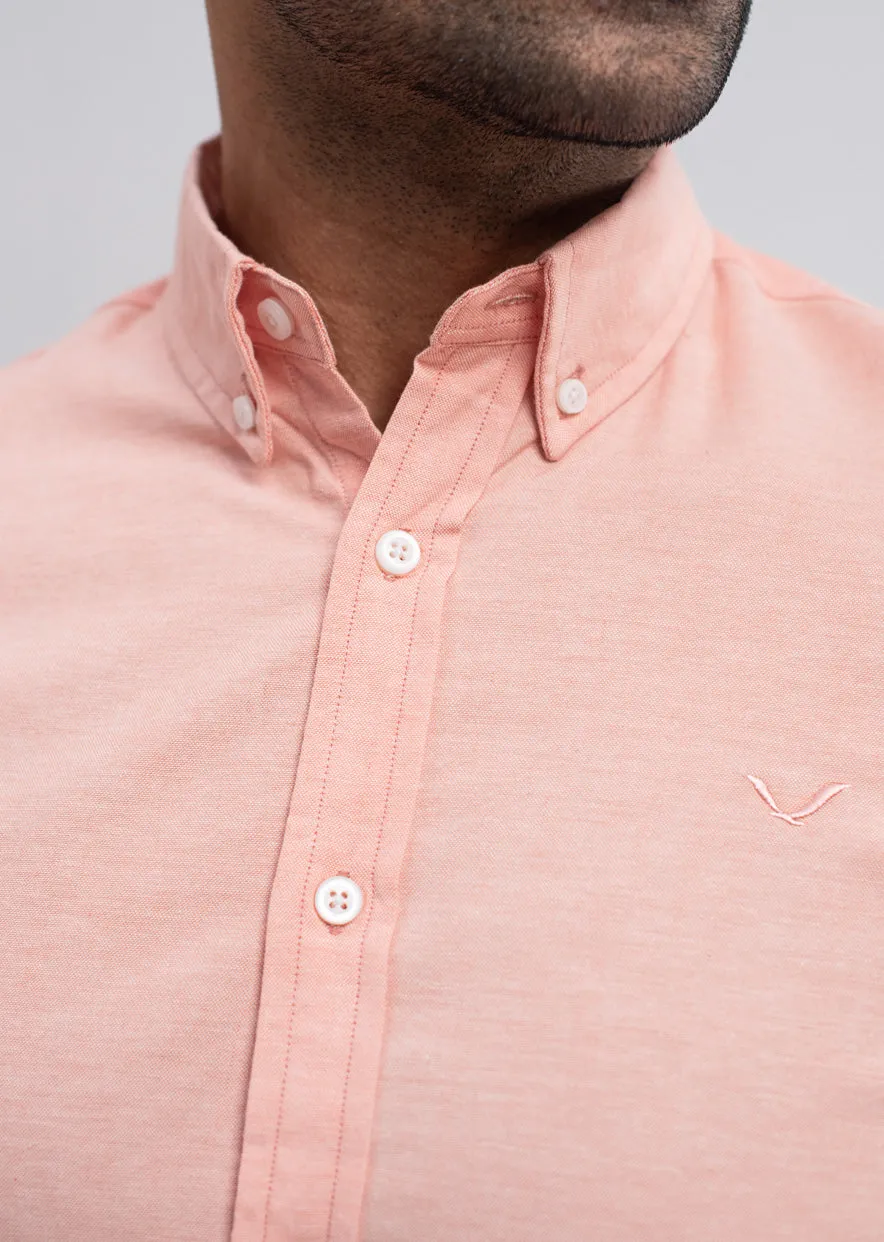 Peach Oxford Shirt