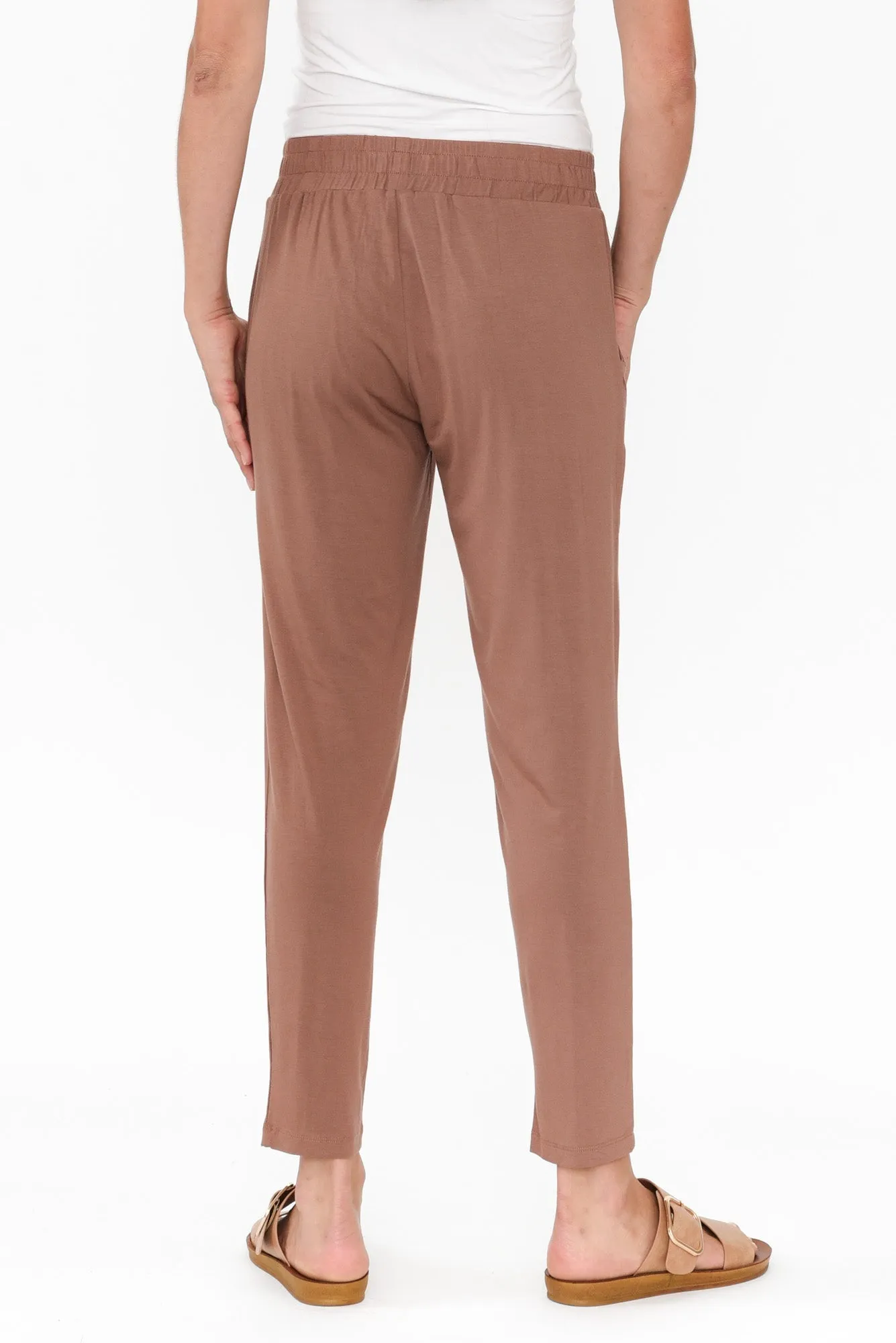 Percy Chocolate Bamboo Pocket Pants