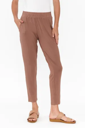 Percy Chocolate Bamboo Pocket Pants