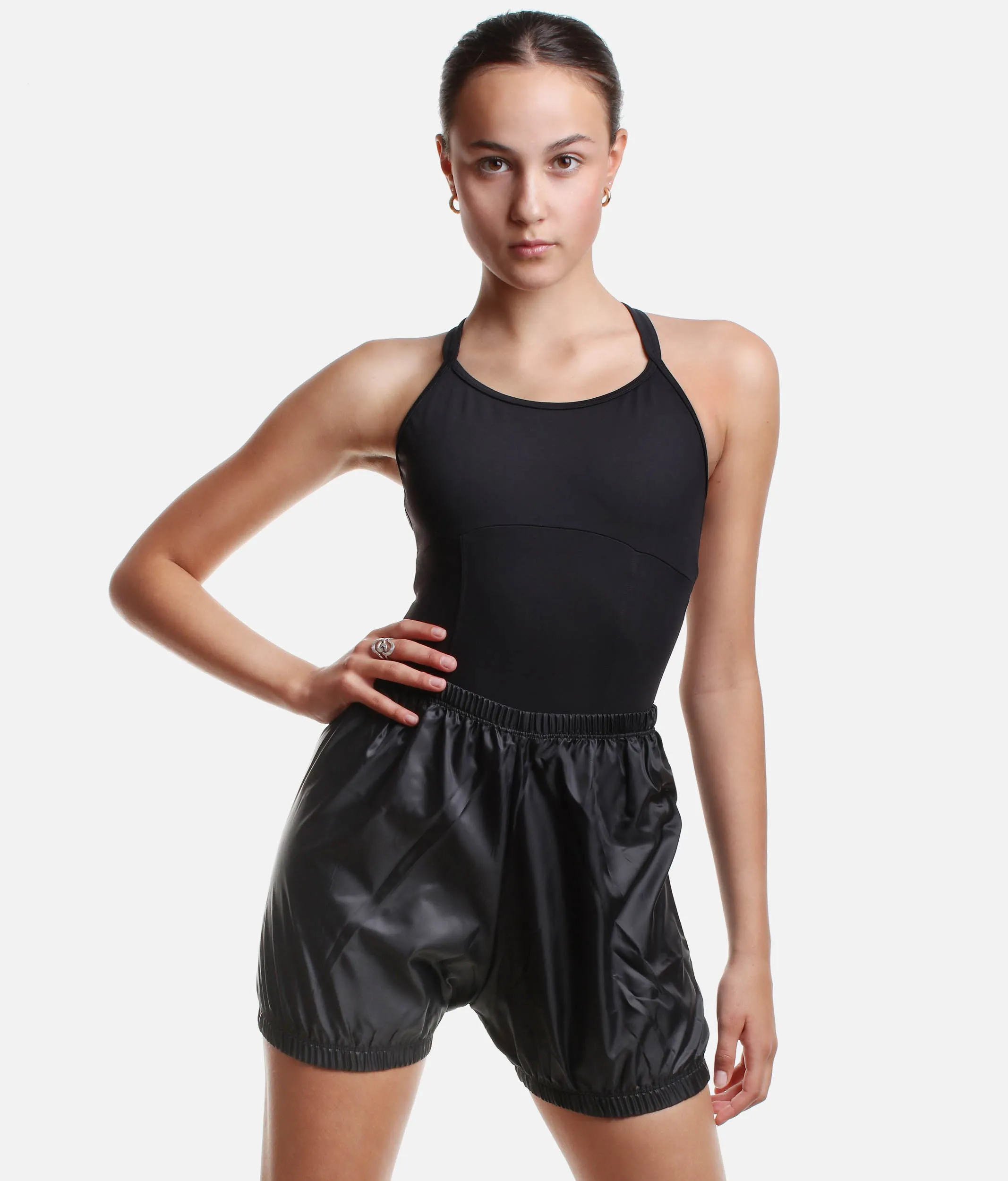 Perspiration Dance Shorts, "Trash Bag" Look - 5271