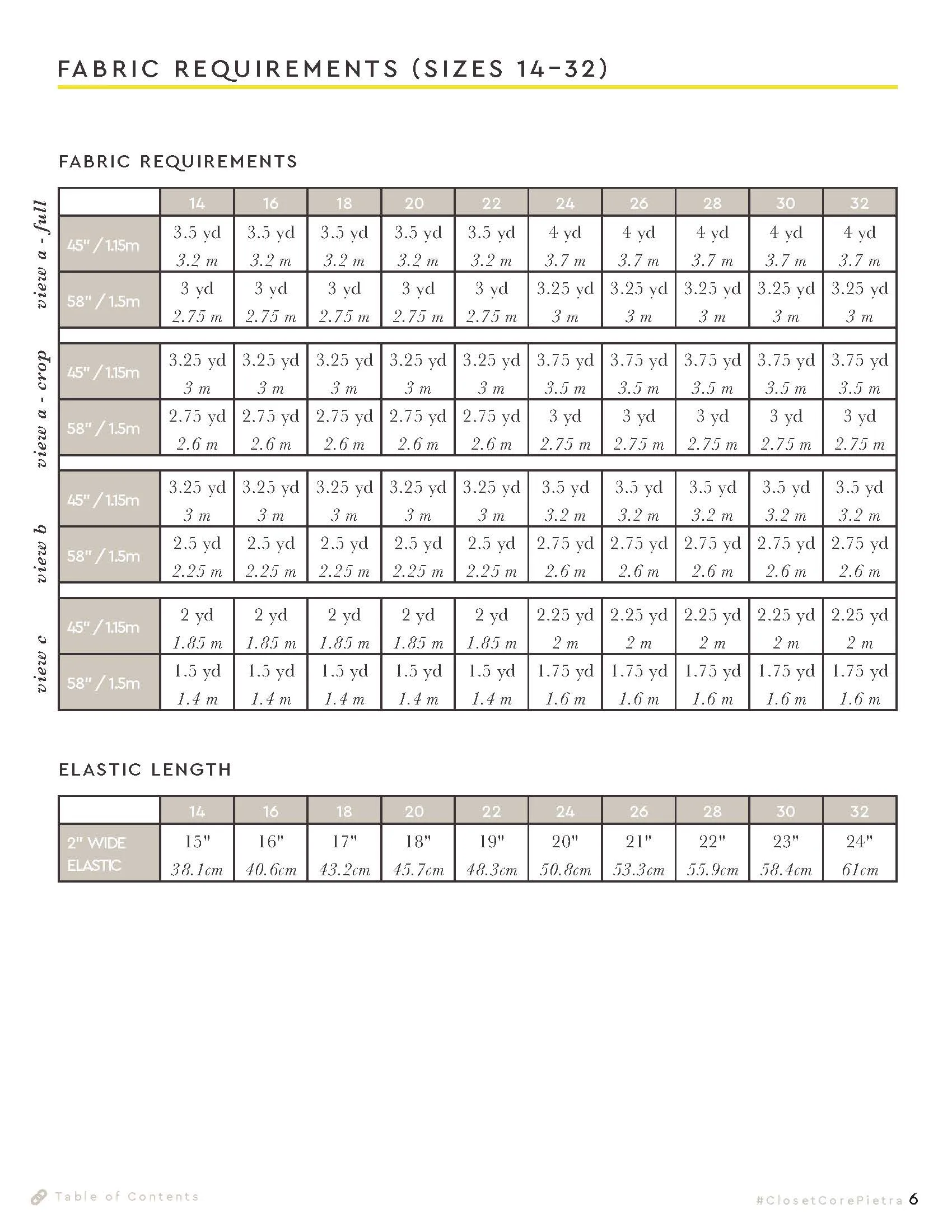 Pietra Pants & Shorts Pattern