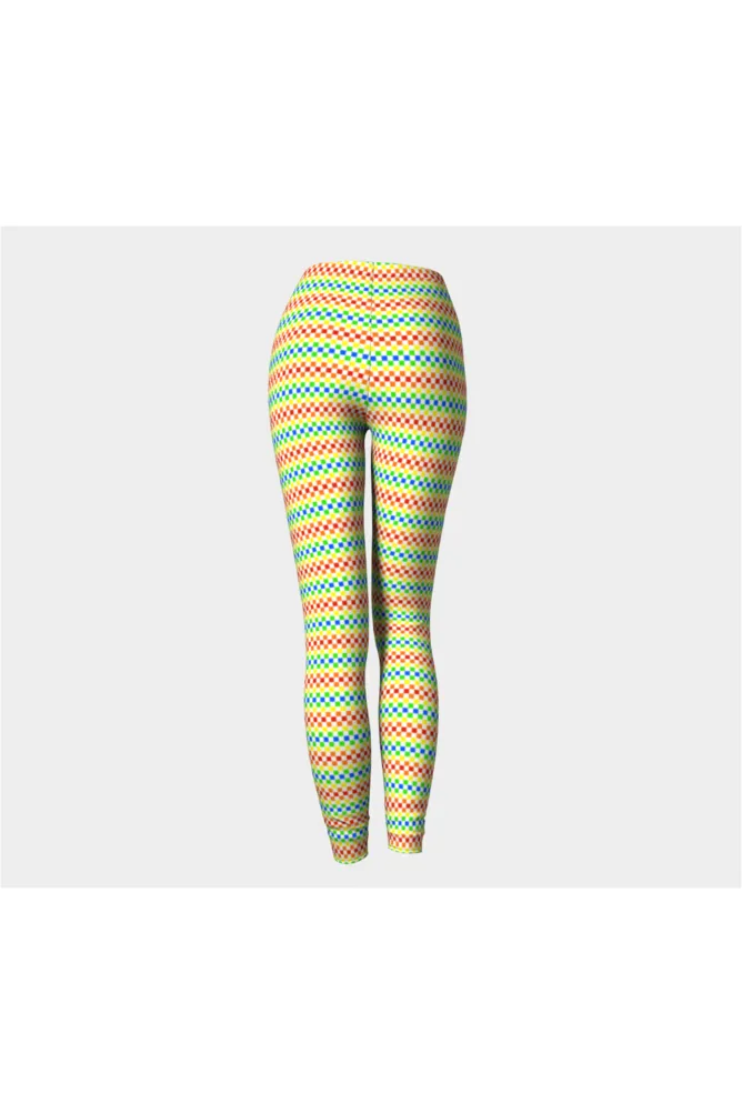 Rainbow Checkered Premium Leggings