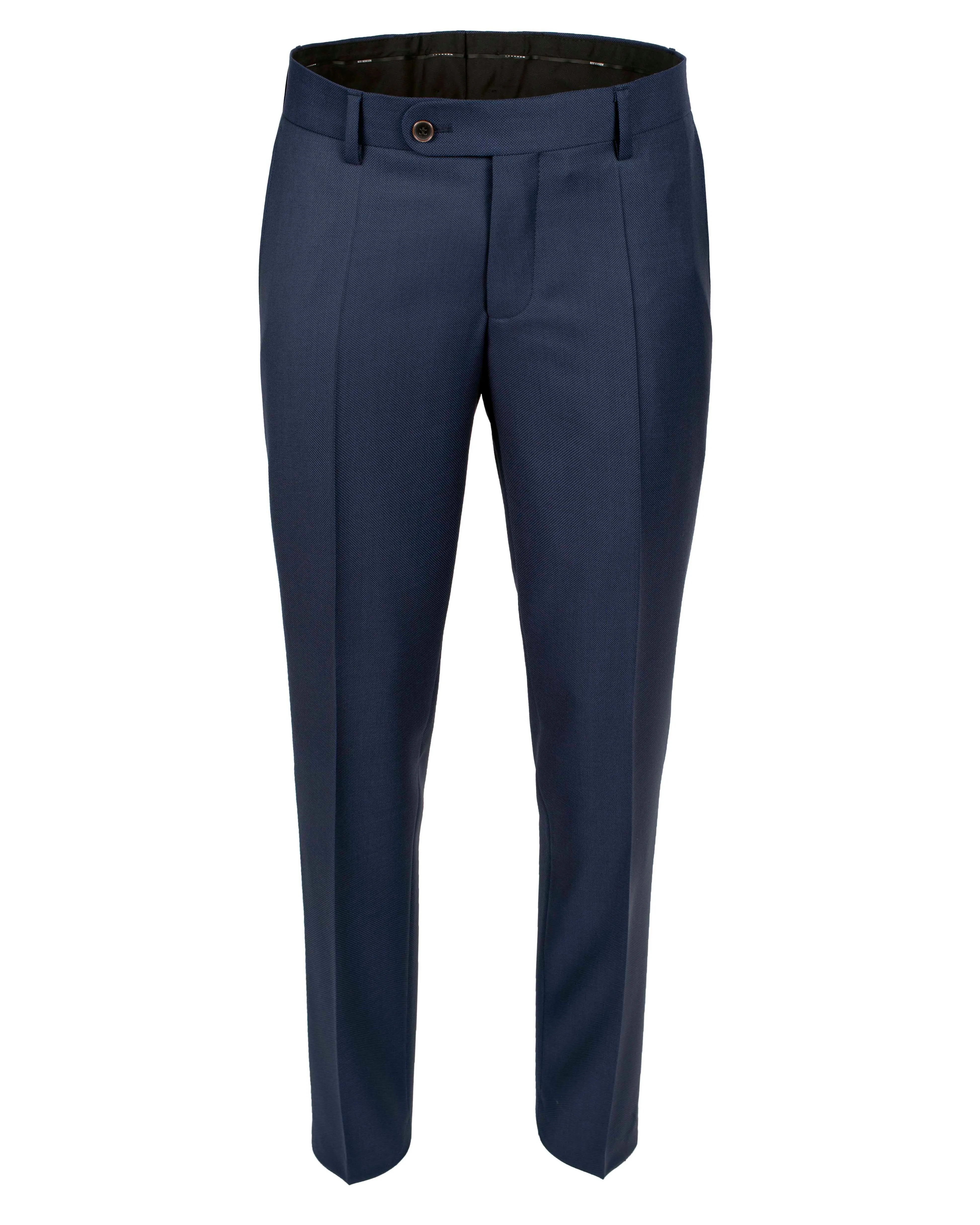 Roy Robson Regular Fit 100% Virgin Wool Suit Trousers - Blue