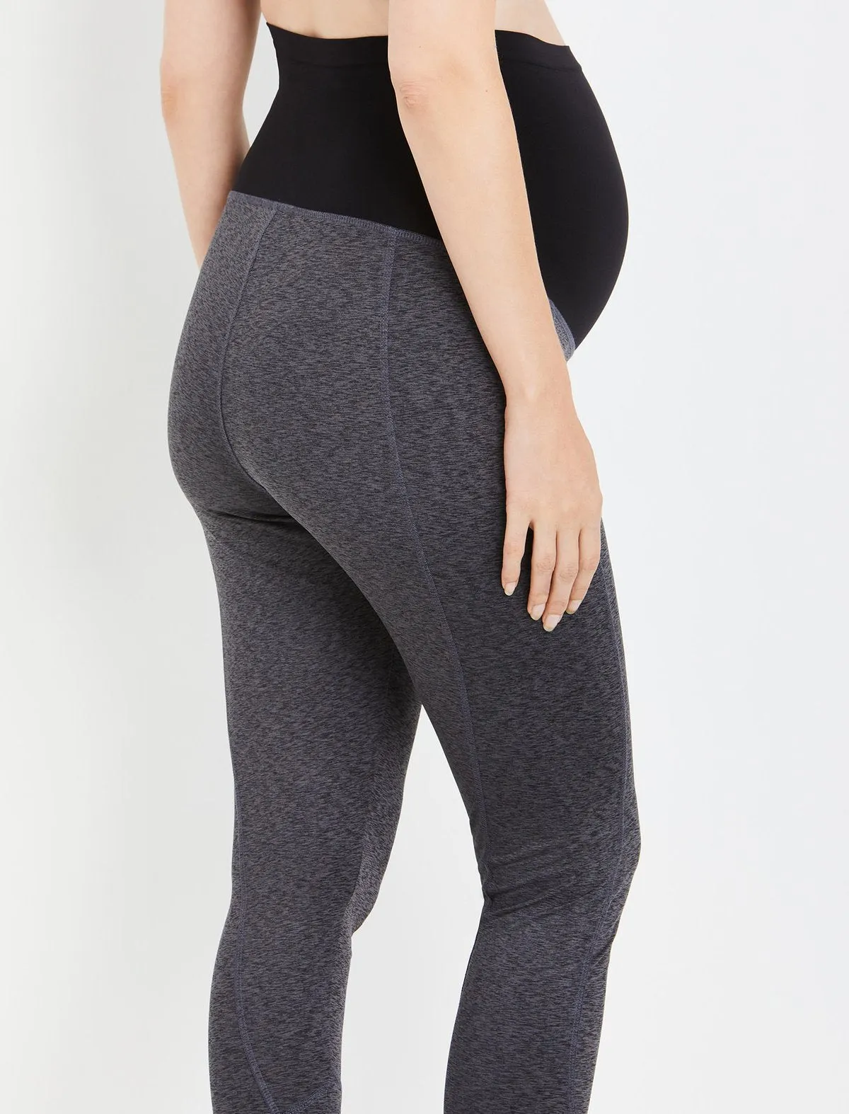 Secret Fit Belly Maternity Leggings in Grey