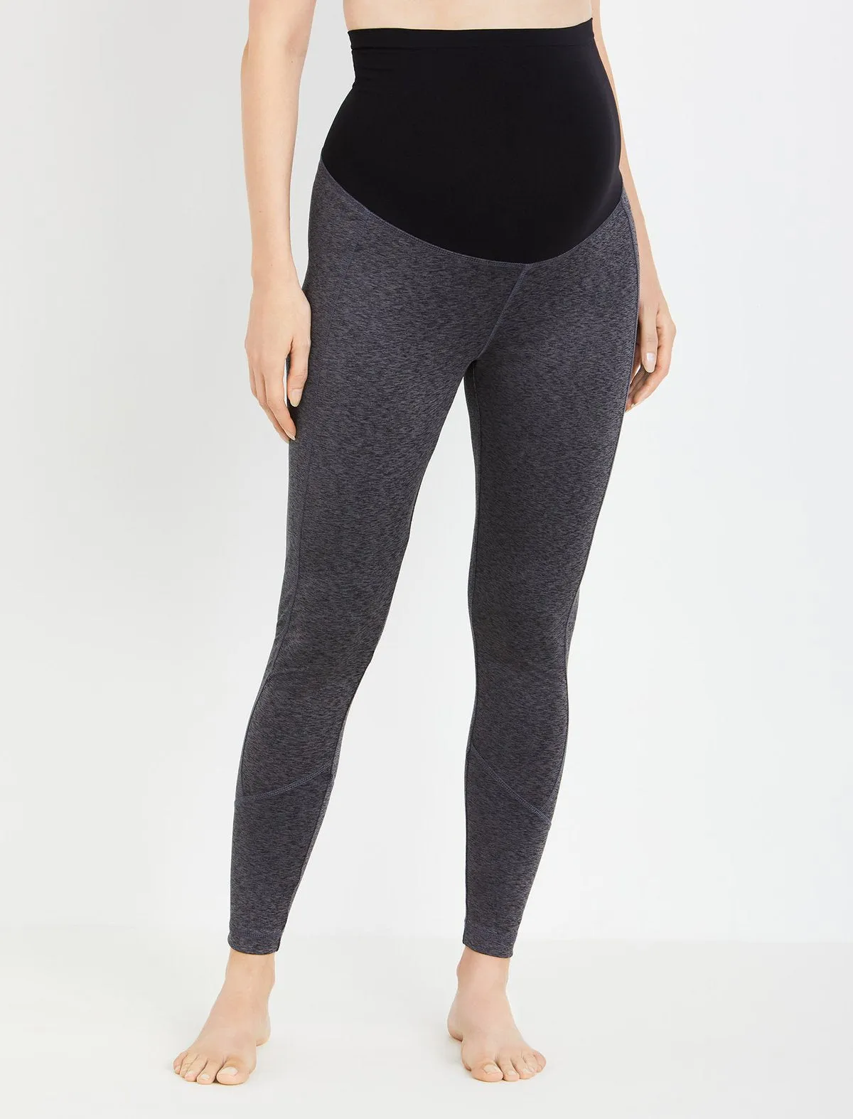 Secret Fit Belly Maternity Leggings in Grey