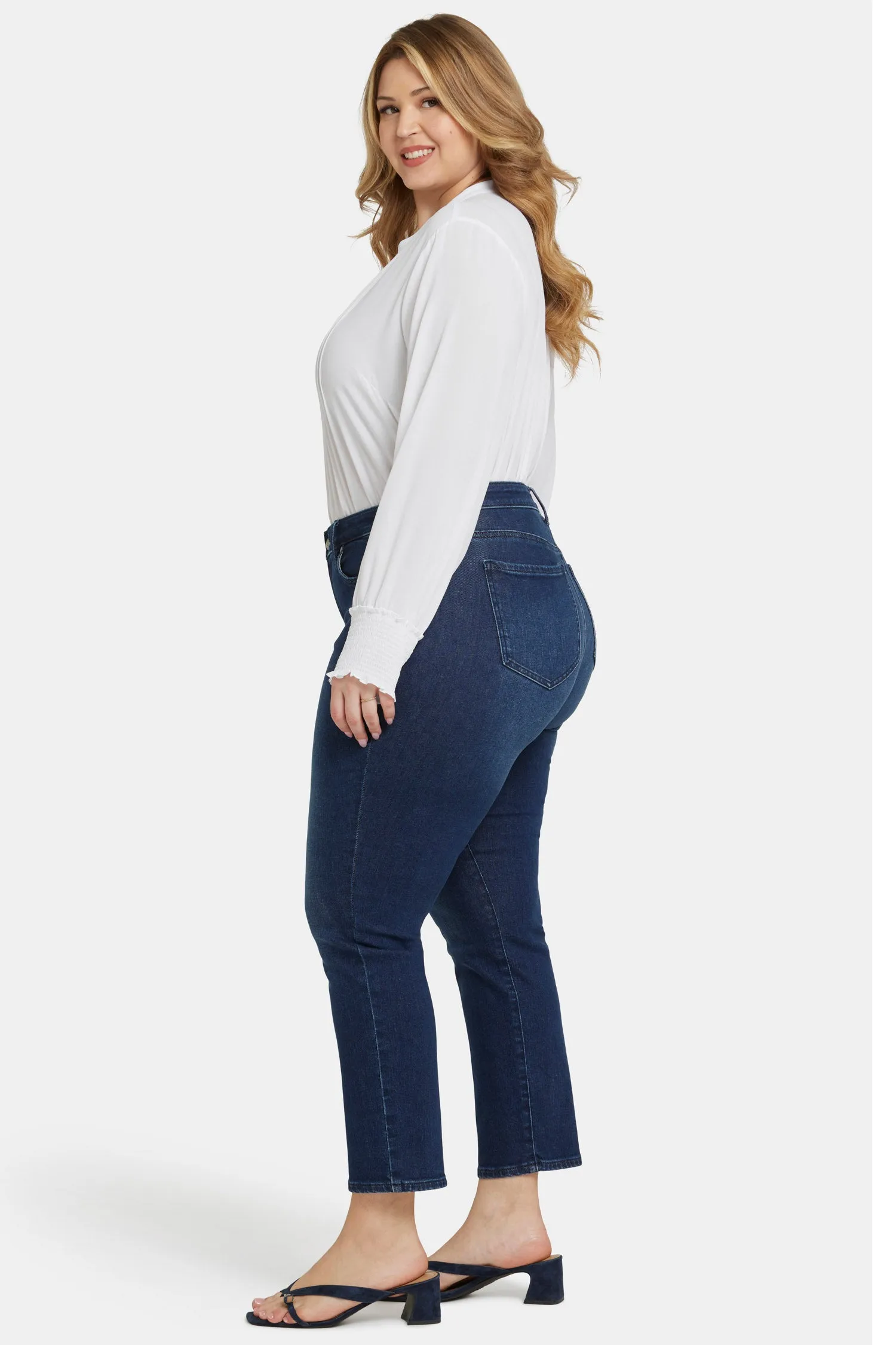 Sheri Slim Ankle Jeans In Plus Size - Marvelous