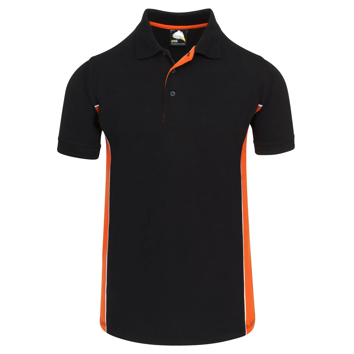 Silverswift Poloshirt | Black - Orange