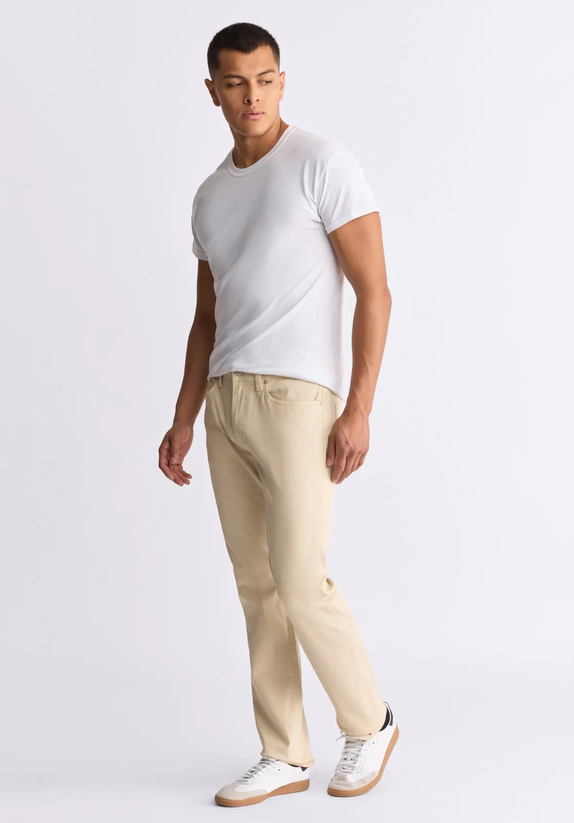 Slim Ash Men's Twill Pants, Whitecap gray - BM22982