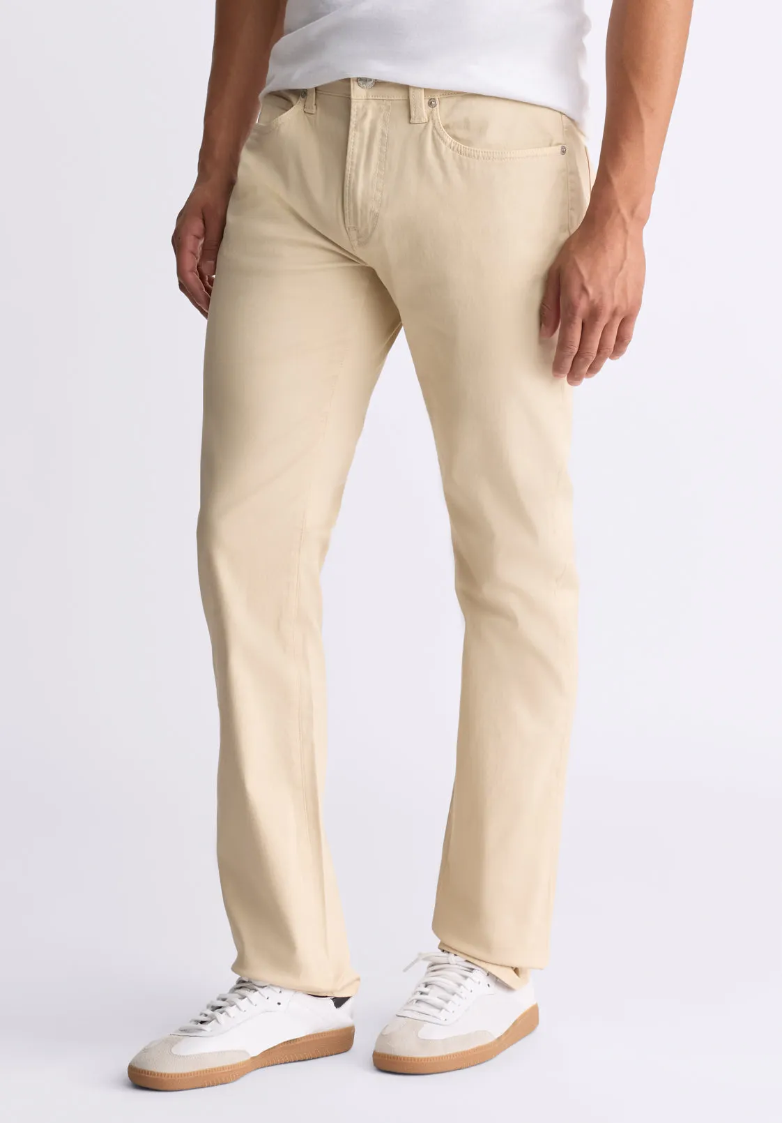 Slim Ash Men's Twill Pants, Whitecap gray - BM22982