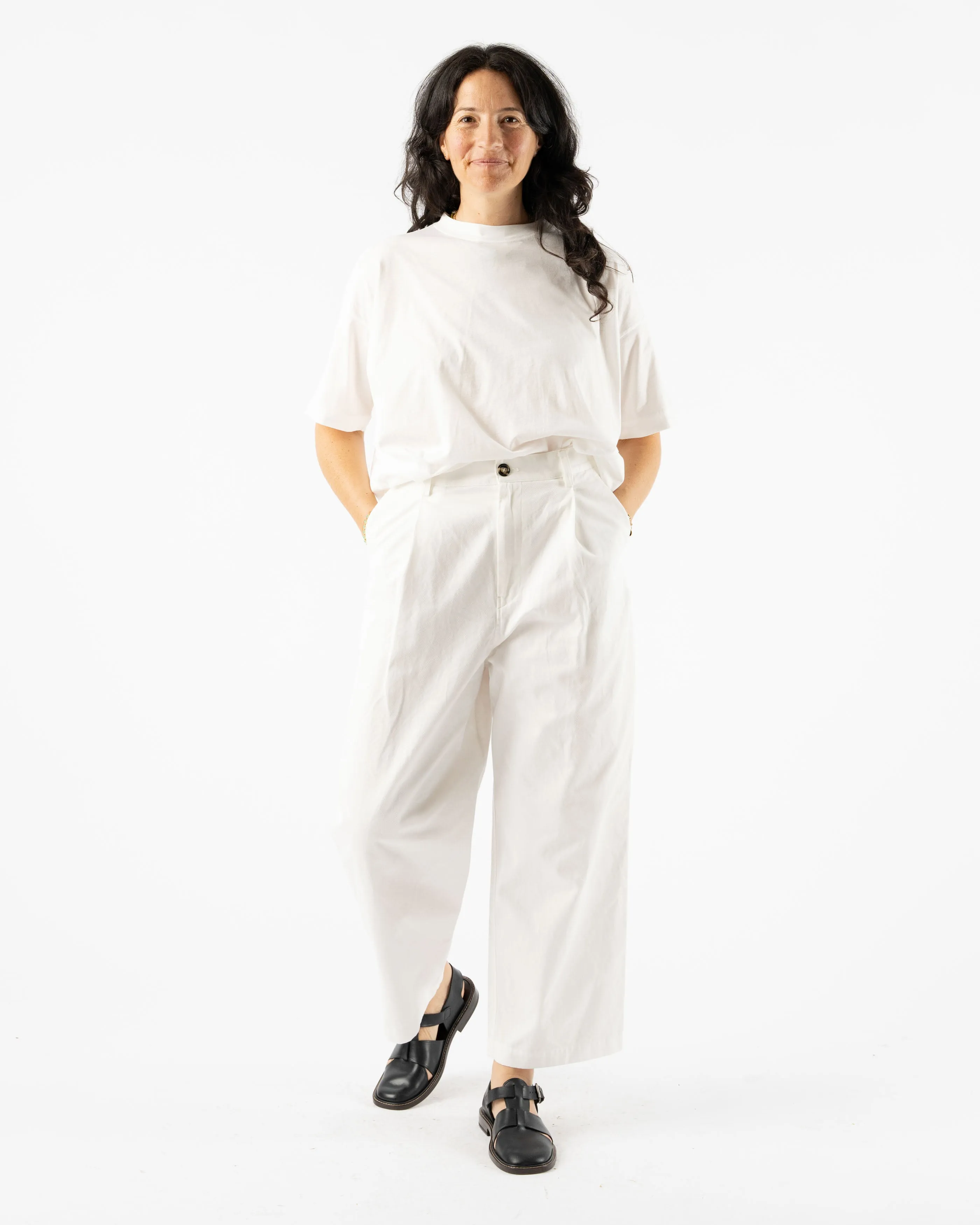 Sofie D'Hoore Proof Pants in Woven Coconut