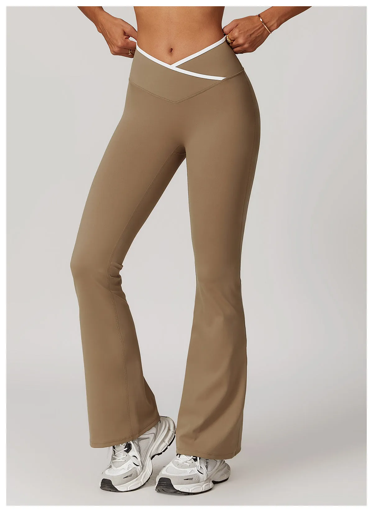 Stylish Serenity Yoga Flared Trousers