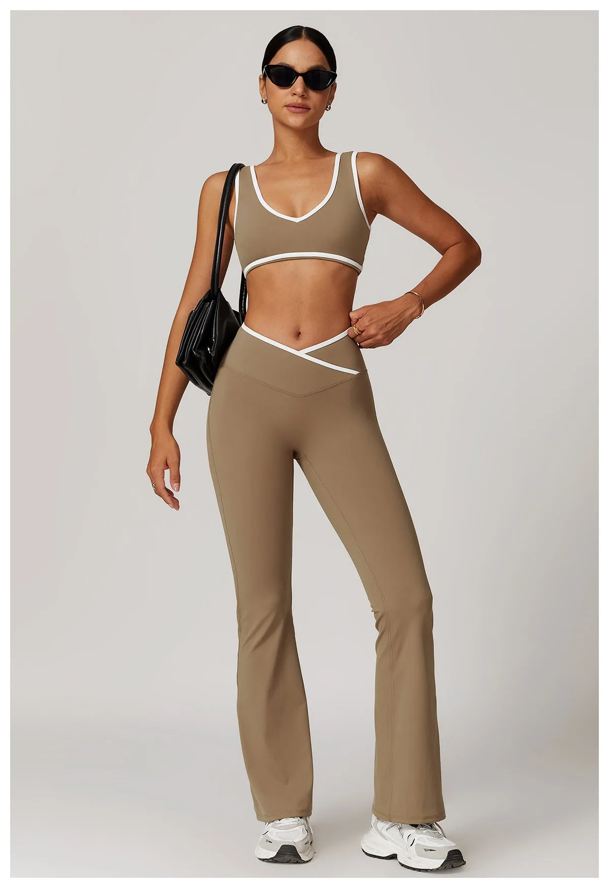 Stylish Serenity Yoga Flared Trousers