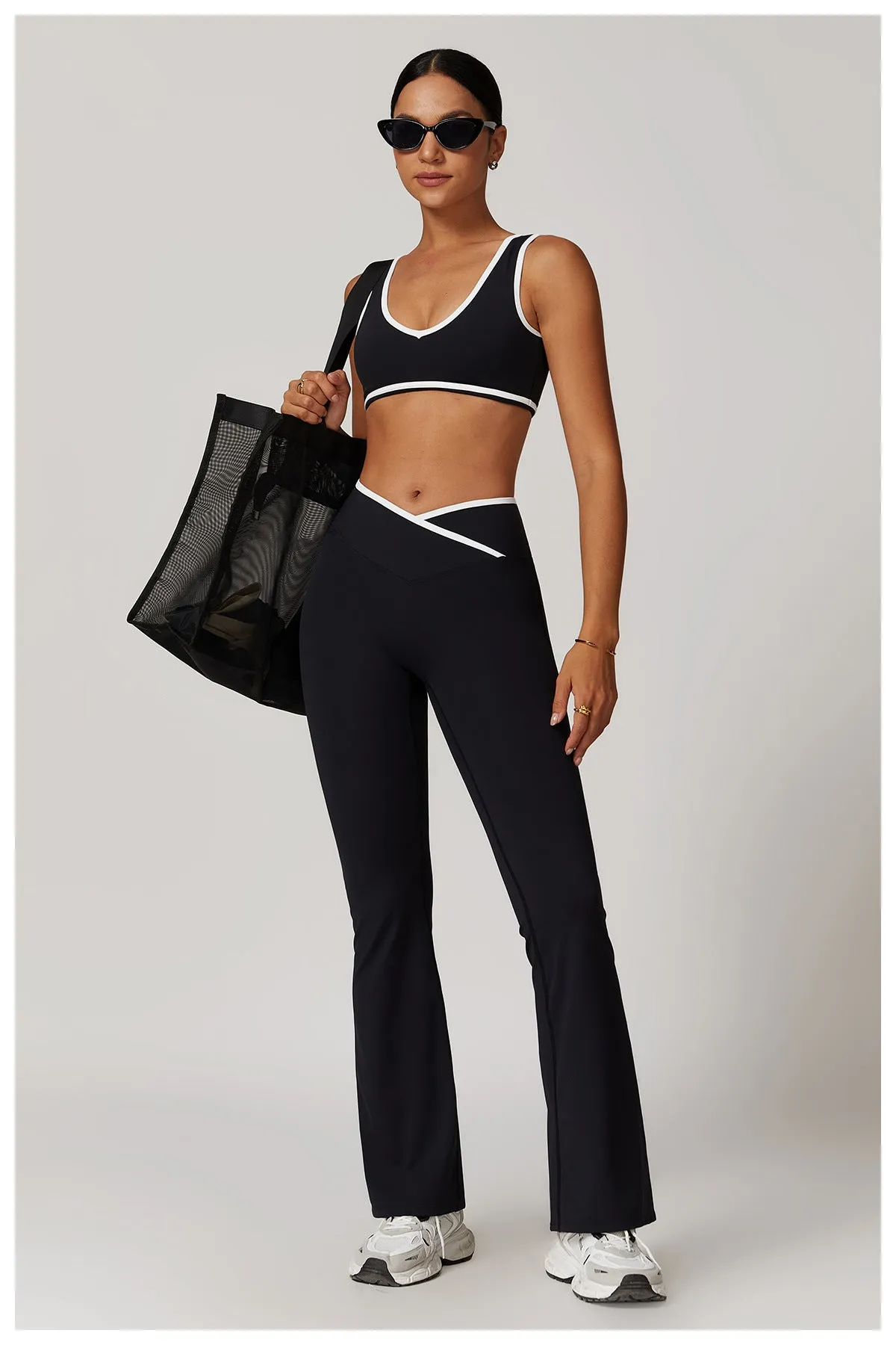 Stylish Serenity Yoga Flared Trousers