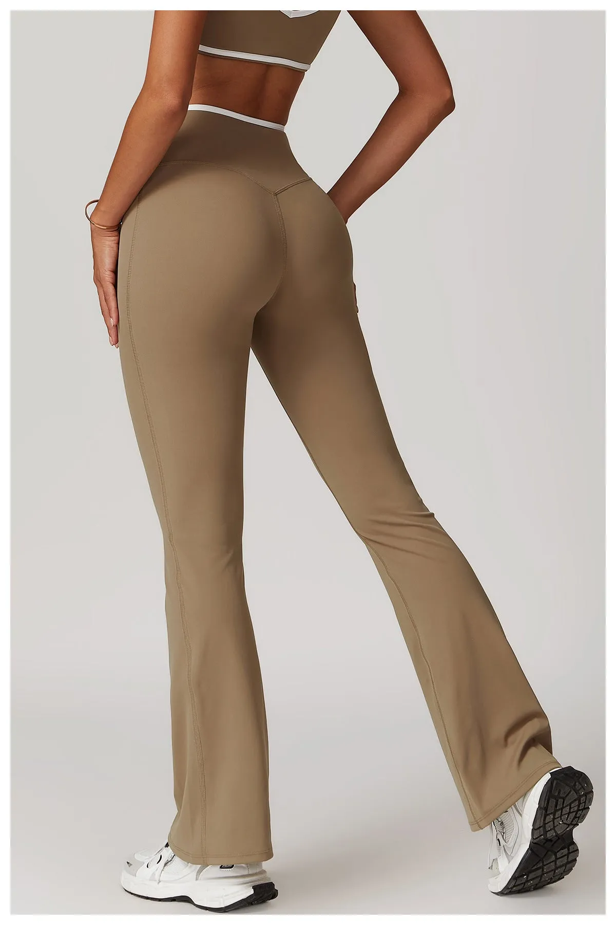 Stylish Serenity Yoga Flared Trousers