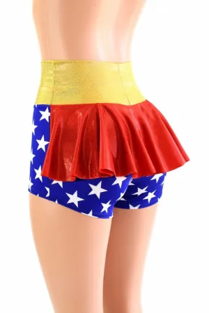 Super Hero Ruffle Rump Shorts