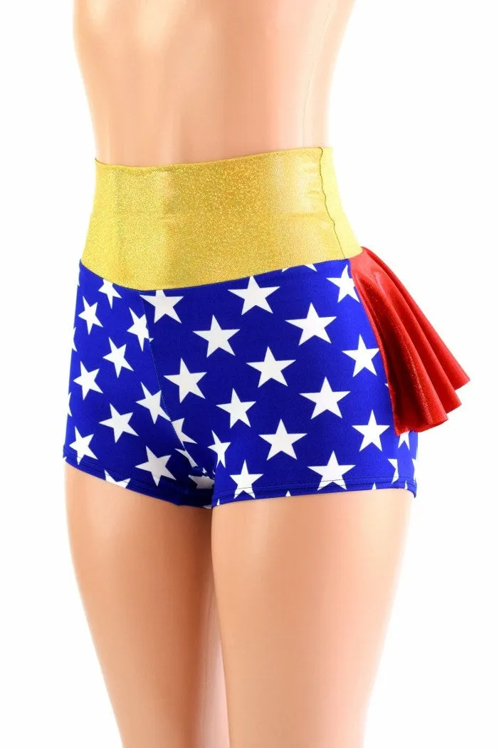 Super Hero Ruffle Rump Shorts