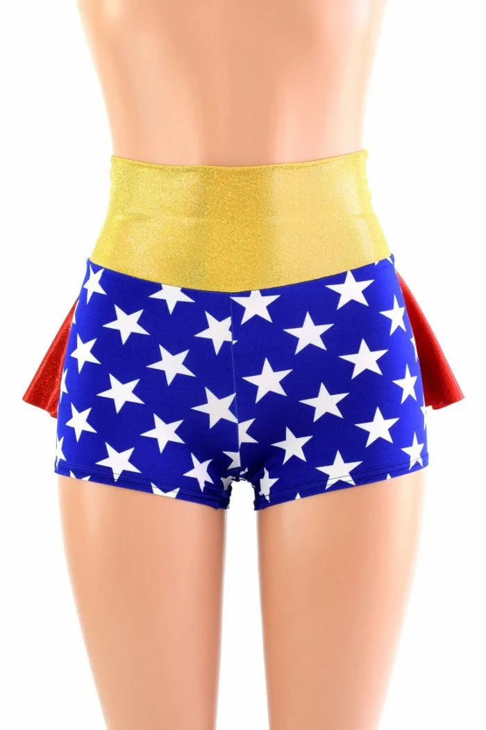 Super Hero Ruffle Rump Shorts