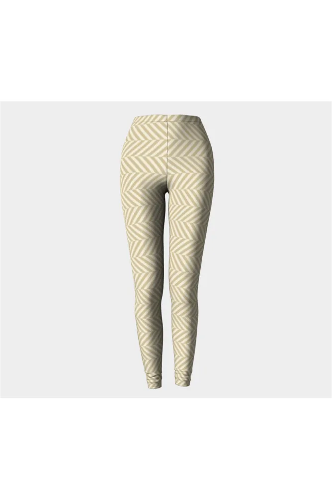 Sweet Corn Herringbone Premium Leggings