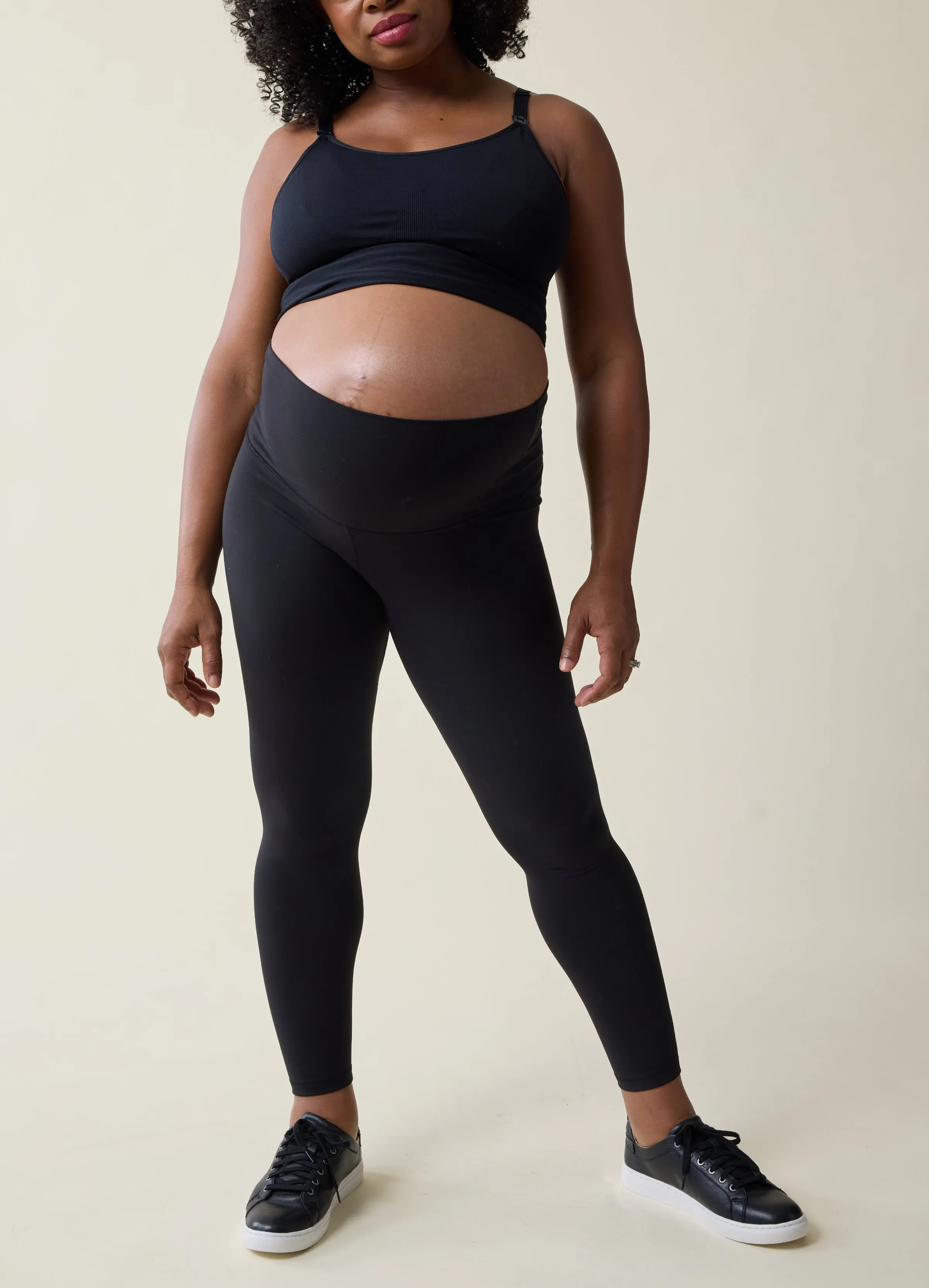 The All-Stage Forever Black Maternity   Postpartum Legging