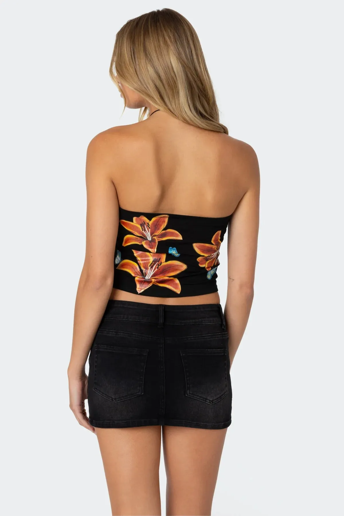 Tigerlily Strapless Top