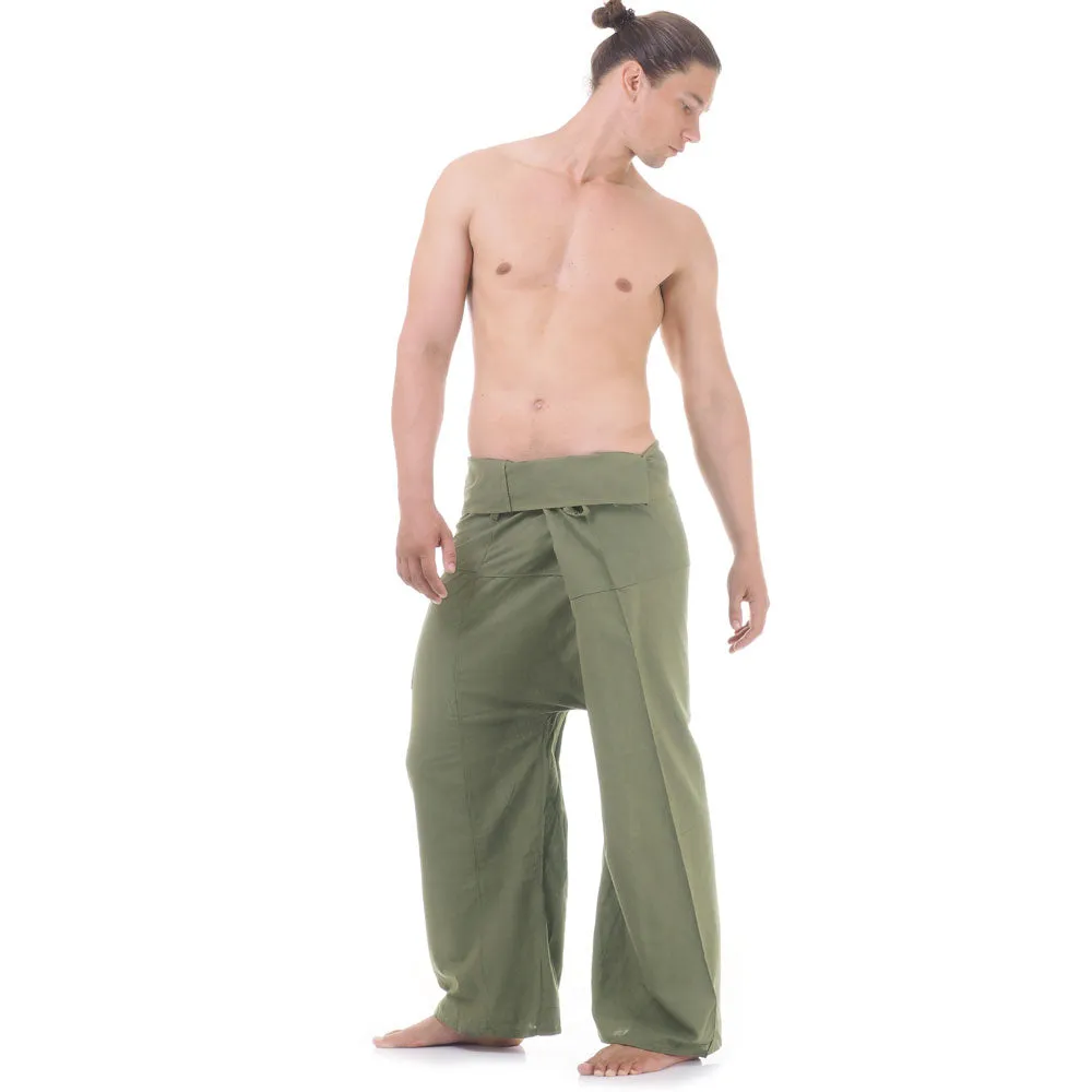 Tropical Lime Men's Thai Fisherman Pants