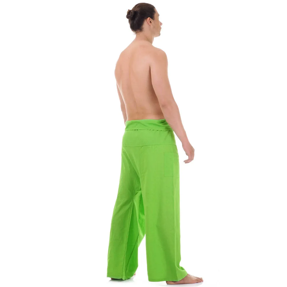 Tropical Lime Men's Thai Fisherman Pants