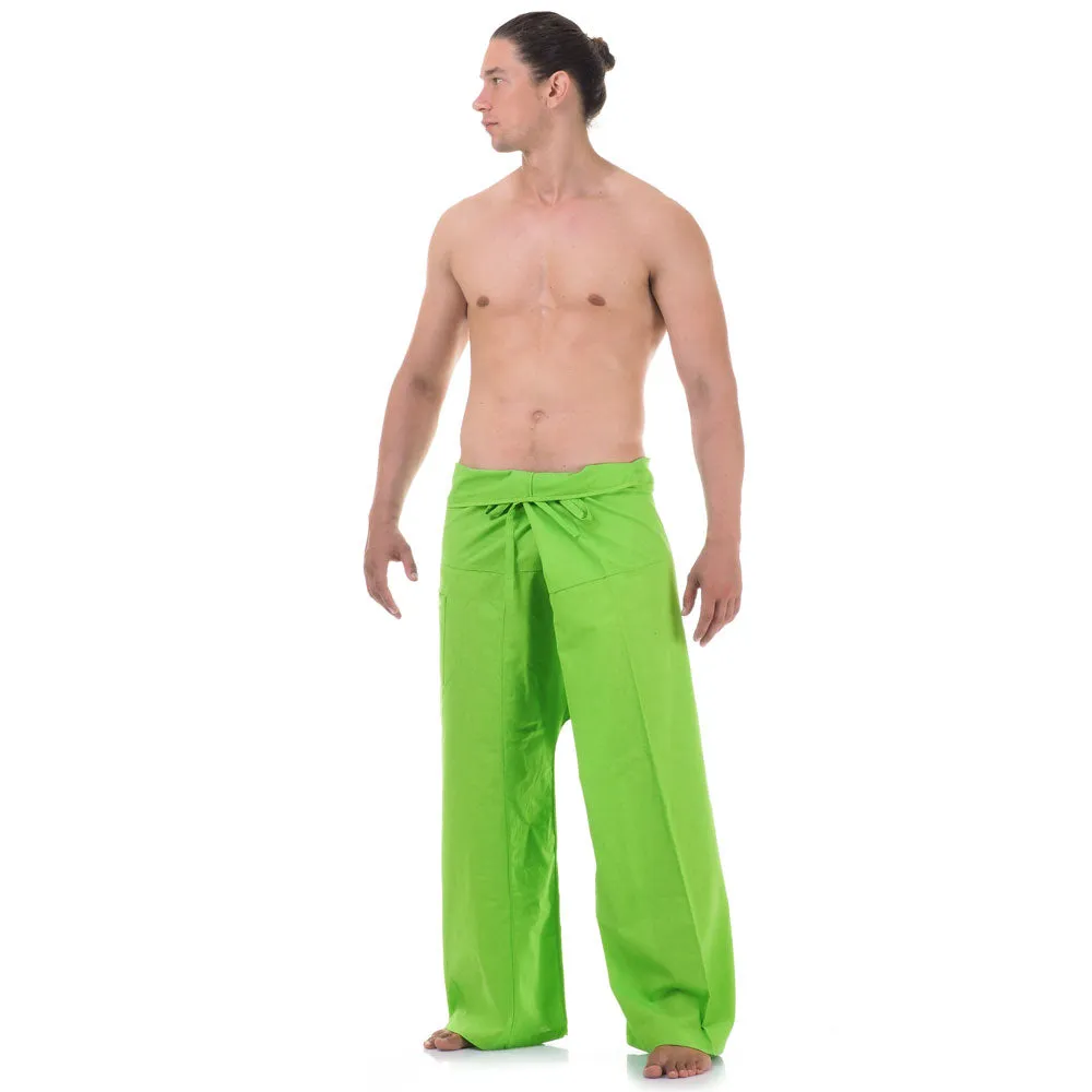 Tropical Lime Men's Thai Fisherman Pants