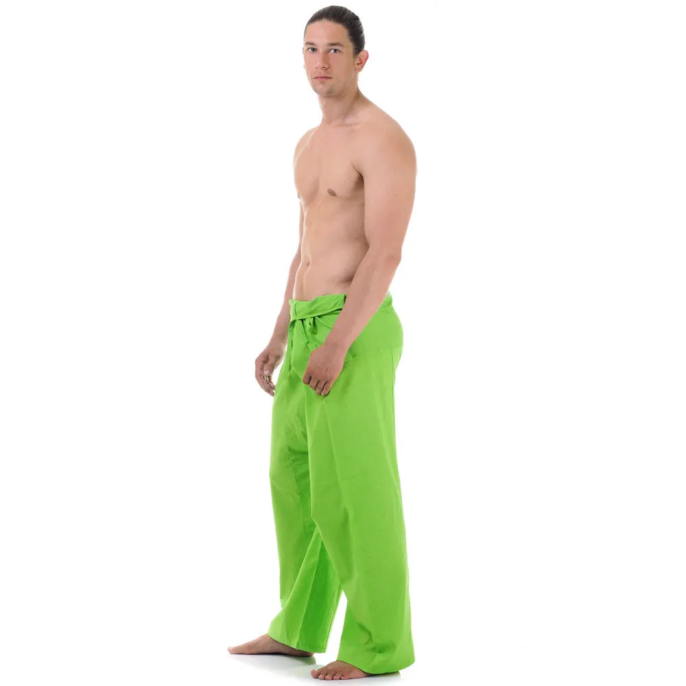 Tropical Lime Men's Thai Fisherman Pants