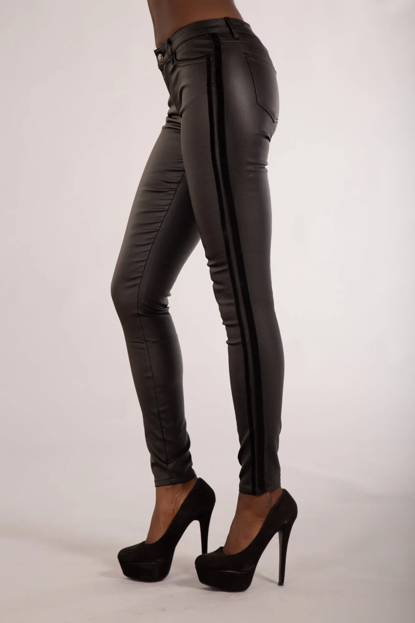 VixenEdge Faux Leather Trousers