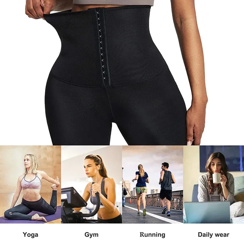 Waist trainer Corset Slimming belly fat burning leggings pants