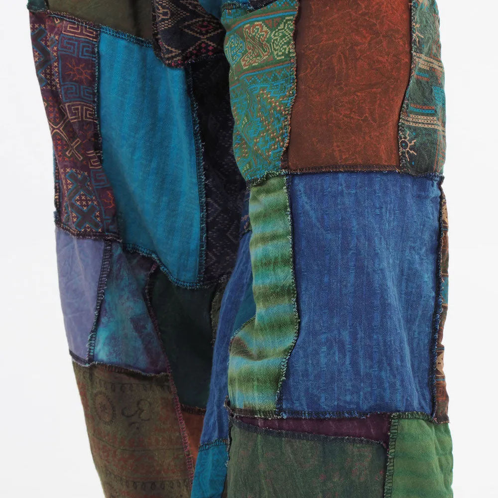 Women's Patchwork Harem Pants Om Forest Spirit