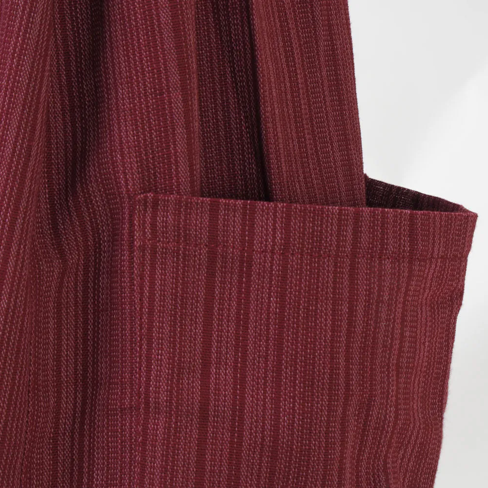 Women's Pinstripe Harem Pants Sunset Maroon